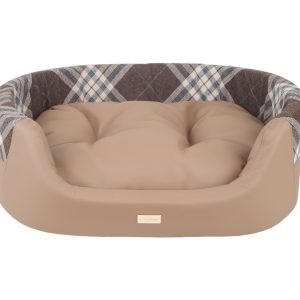 AMIPLAY Legowisko Elipsa 2w1 Kent Beżowe S