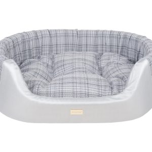 AMIPLAY Legowisko Elipsa Venus Srebrne M