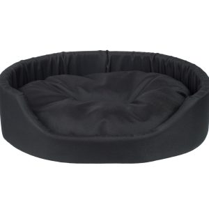 AMIPLAY Legowisko Owalne Basic Czarne M