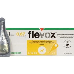 Vetoquinol Flevox S Na Pchły I Kleszcze Dla Psów 2-10kg 1x0,67ml