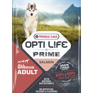 Versele-Laga Opti Life Prime Adult Salmon Karma Bezzbożowa Dla Dorosłych Psów Z Łososiem 2,5kg