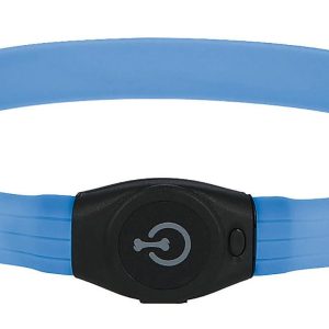 KERBL Obroża Świecąca Dla Psa Na Długą Sierść Niebieska 65cm