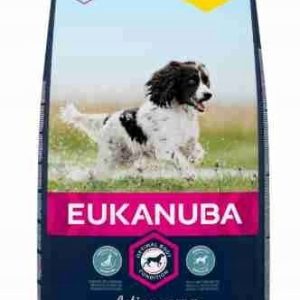 Eukanuba Active Adult Medium Breed Chicken 15kg +3kg GRATIS