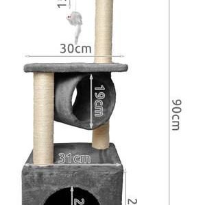 Drapak dla kota - drzewko 92cm szary