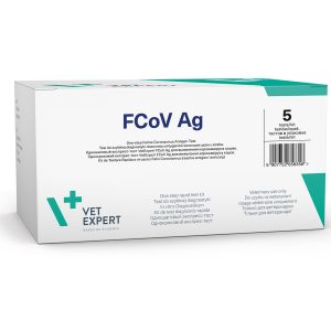 VETEXPERT Test Diagnostyczny Koronawiroza Ag Dla Kotów (FcoV Ag) 2szt.