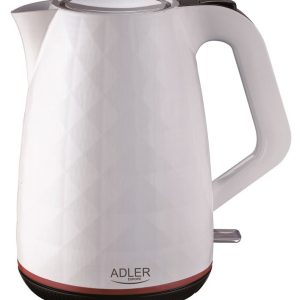 Camry Adler Czajnik Plastikowy Biały 1,7l