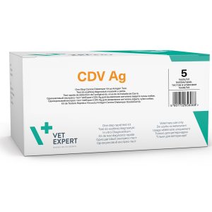 VETEXPERT Test Diagnostyczny Wirus Nosówki Psów (CDV Ag) 5 szt.