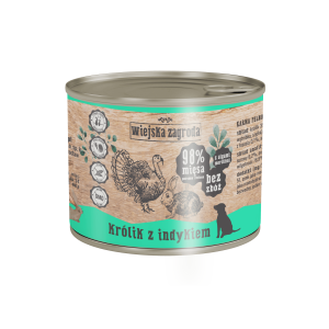 Wiejska Zagroda Królik Z Indykiem 200g