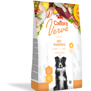 Calibra Dog Verve Adult Medium Breed Chicken & Duck 12kg
